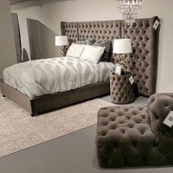 Tufted Custom Bed 