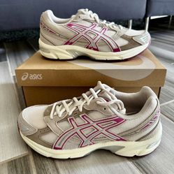 Women's ASICS GEL-1130 Running Shoes - Oatmeal Peyote Pink - size 6.5, 7, 8.5, 9, 9.5, 10.5