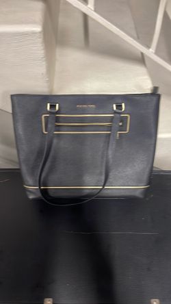 Authentic Micheal Kors Black with Gold tone features