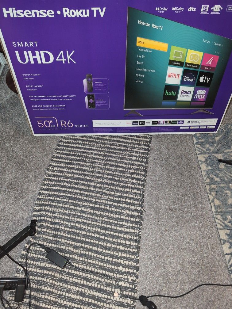 Hisense 4k HDR Dolby Vision 50 Inch