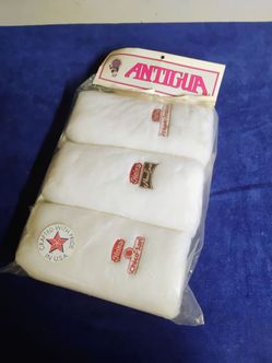 Vintage Antigua White Fuzzy Heinz Golf Club Covers