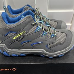 New Merrell Chameleon 7 Access MID Unisex Hiking Boots (Big Kid Size 4.5) - $40