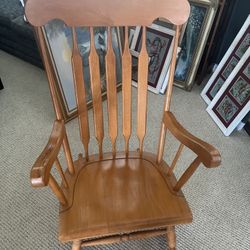 Solid Wood Rocking Chair