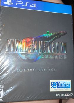 New & Sealed Final Fantasy VII Remake Deluxe Edition (PS4)