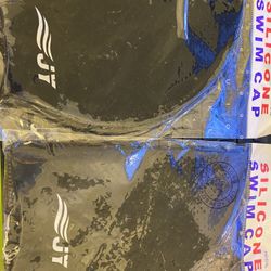 2pc Swimming Cap - Waterproof - Quick-Drying Odor-Free with Pure Silicone Swimming Cap - Food Grade Ear Covered Swimming Cap - Leak-Free Water Resista