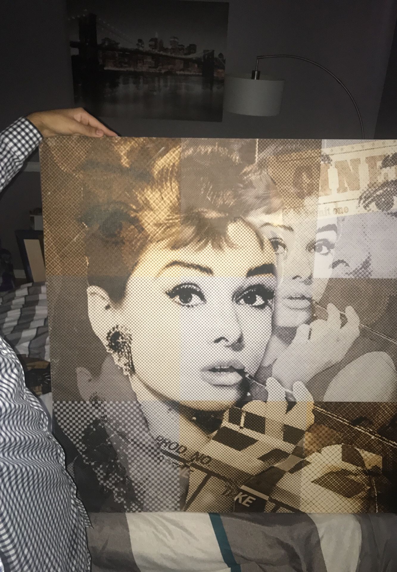 Beautiful portrait of famous actress