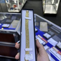 14kt Mesh Rope Bracelet 