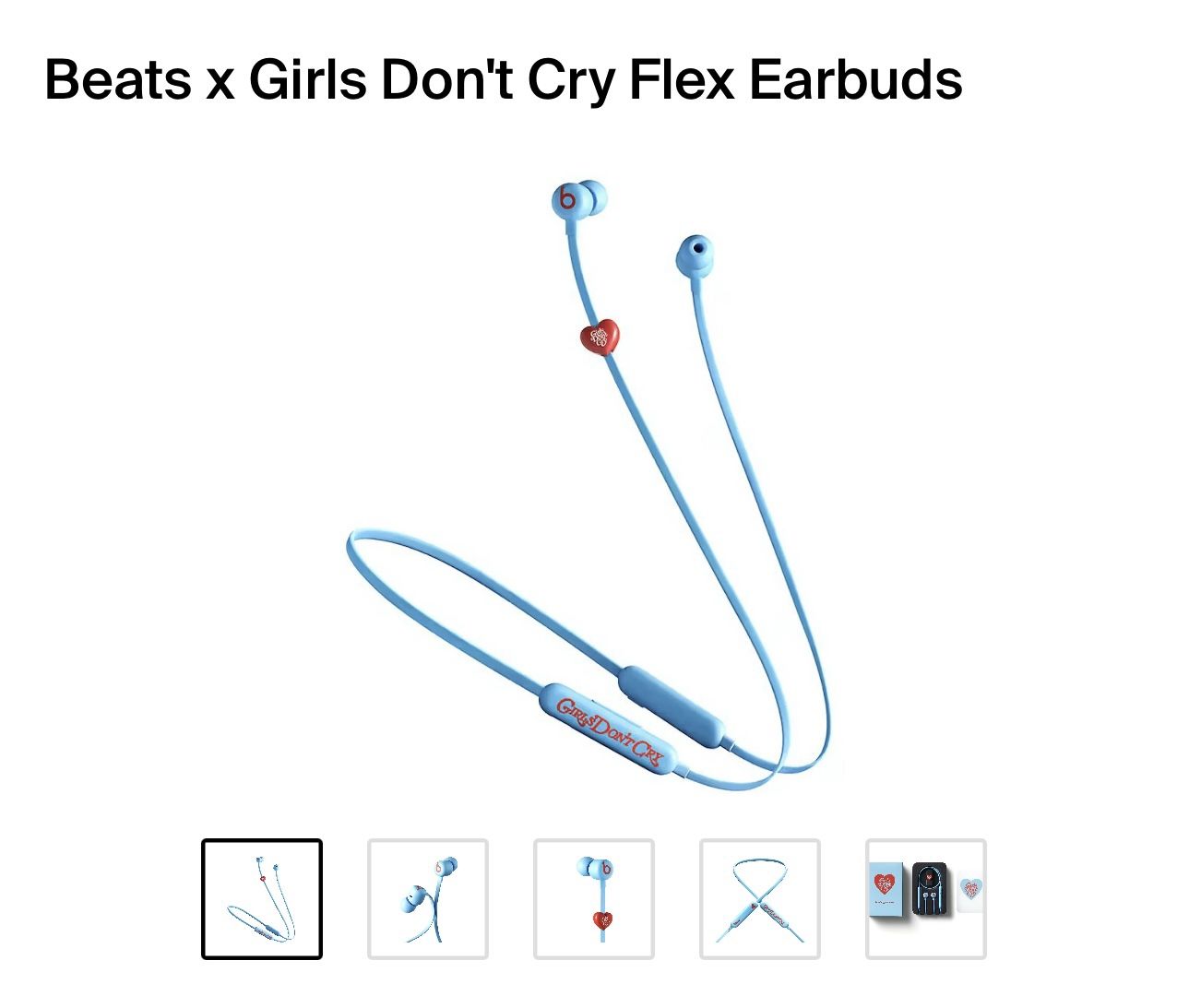 Beats x Girls Don't Cry Flex Earbuds