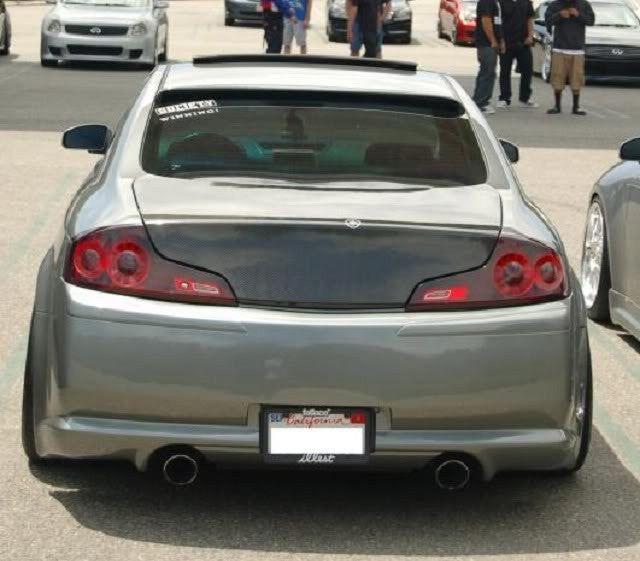 Ground Effects Infiniti G35 impul Style Rear Bumper