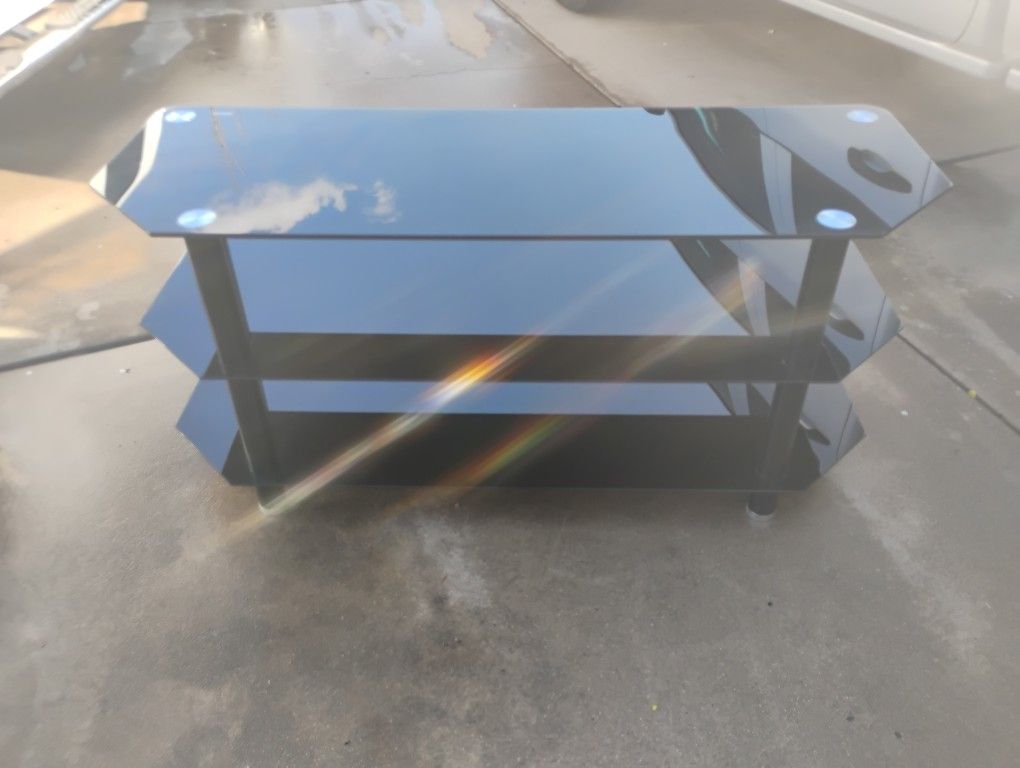 Glass TV Stand