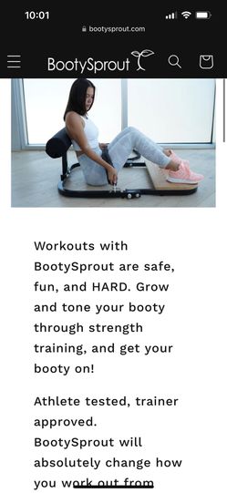 Booty Sprout & extra band (glute bridge alternative)