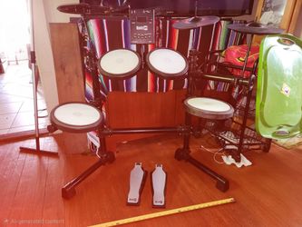 .RockJam DDMESH500 Electronic Mesh Drum Kit - Great Beginner Set