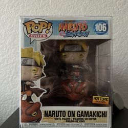 Naruto On Gamakichi Hot Topic Exclusive #106 Funko