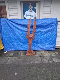 Super bowl , winners , go hawks , one of our kind statue