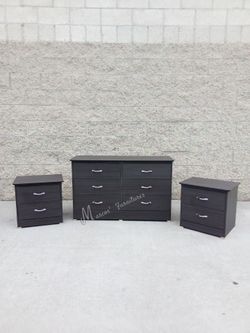 Gray Matte Bedroom Dresser Set!