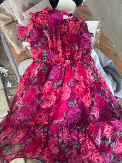 Floral dress kids size 14