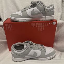 Nike Grey Fog Dunks 9.5