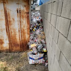 Free Recyclable Plastic Cans And Glass