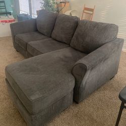 Ashley Furniture Gray Reversible Chaise Sectional Sofa