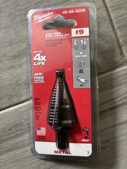 Milwaukee Jam Free Step Drill Bit #9
