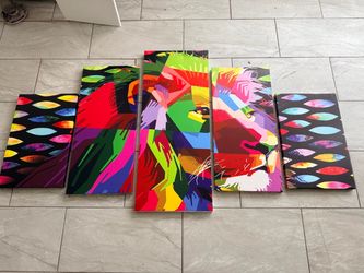 5-Panel Wall Art