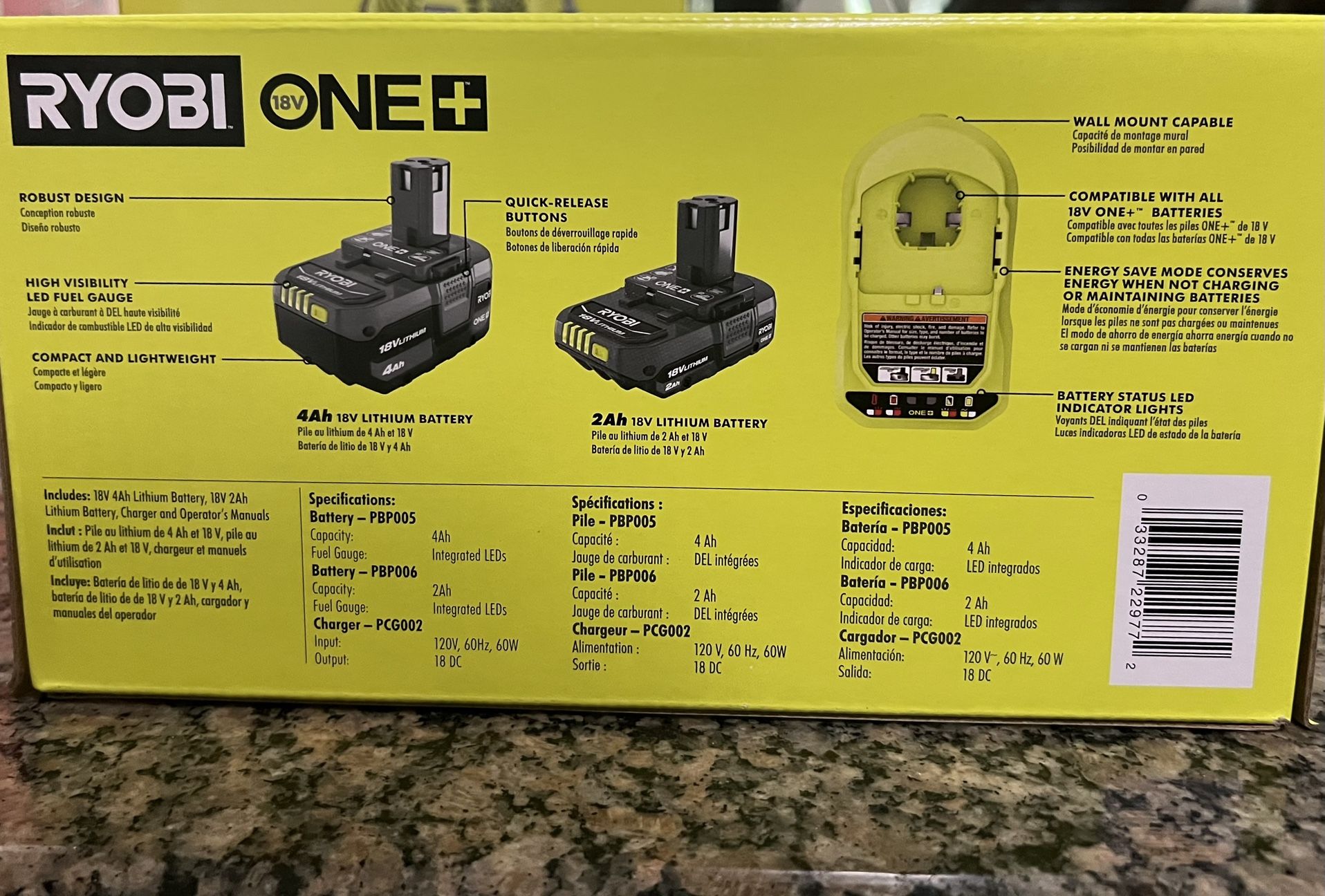 Ryobi 18V Battery Pack