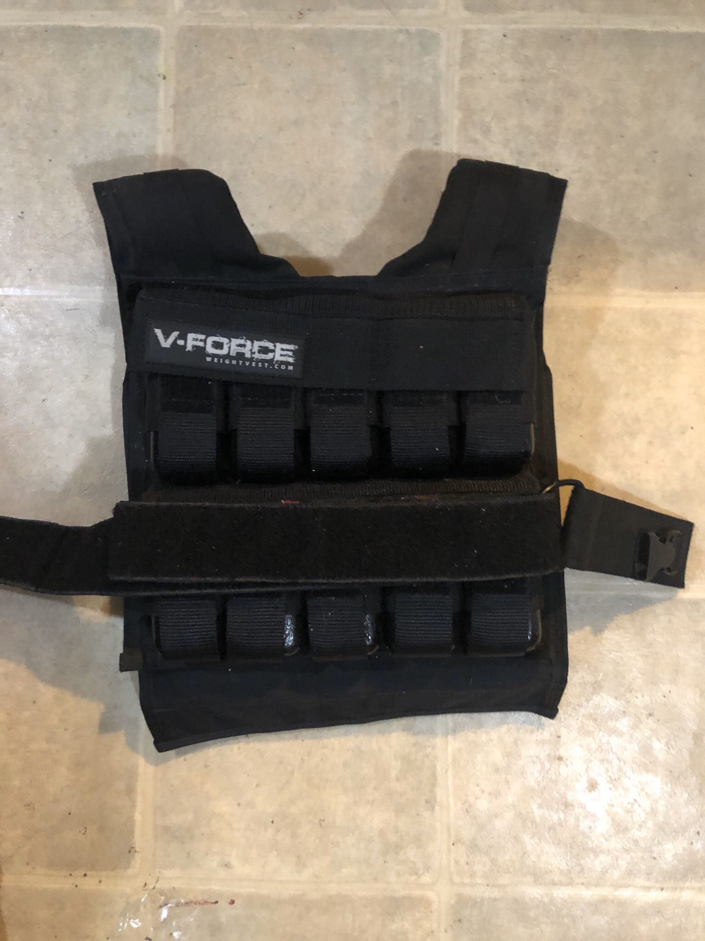 Weighted vest 50 lbs