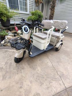 2026 Electric 60volt Golf cart trycicle