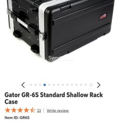 Gator 6U Rack Case With Furman Power Conditioner