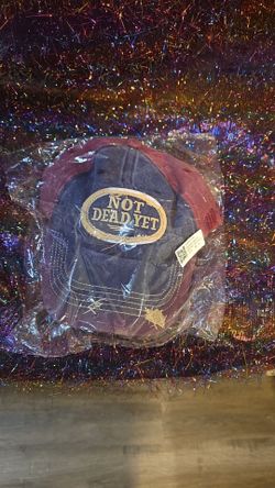 Not Dead Yet Distressed Baseball Cap