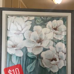DECOR CANVAS FLOWERS