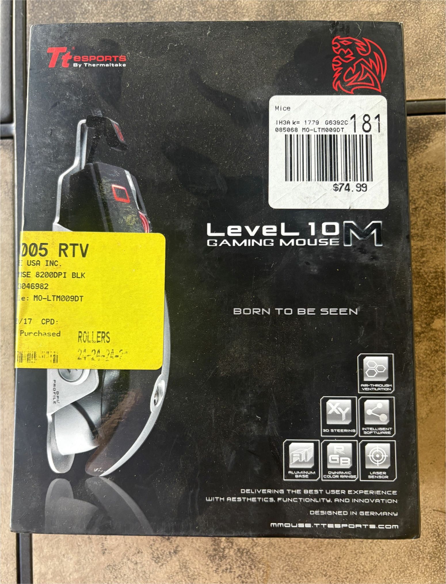 Thermaltake Level 10M Gaming Mouse