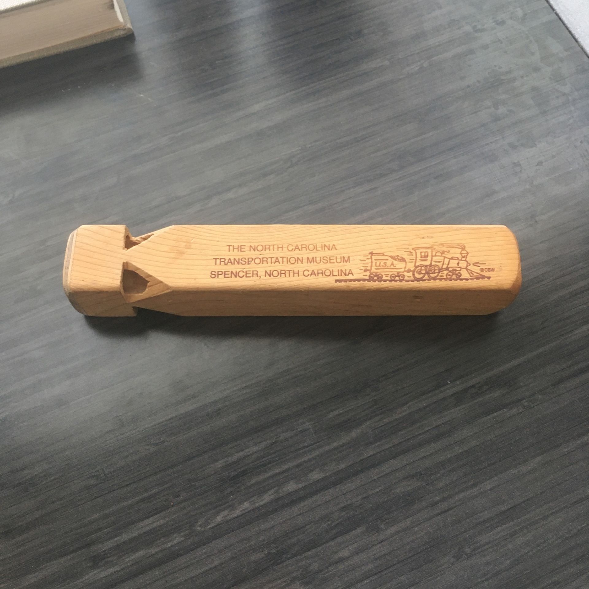 Wooden Train Whistle