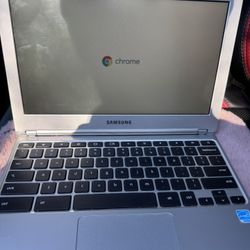 Laptop Chrome Book Samsung With Charger And Case 