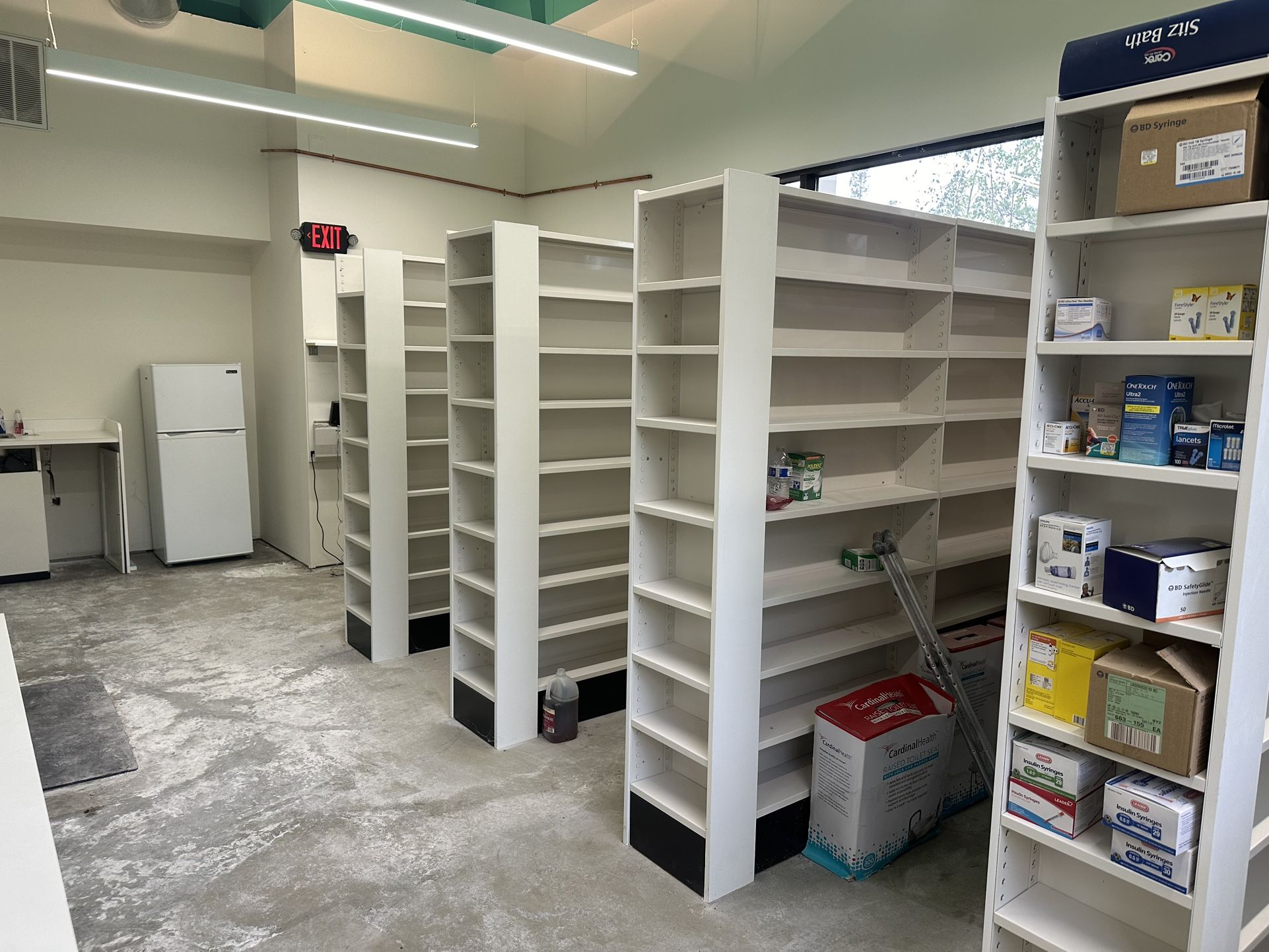 Pharmacy Shelfs/work Place 