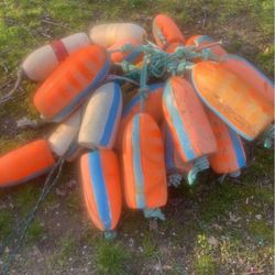 Fishing buoys three bucks apiece or best offer on all