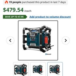 Bosch Construction Speaker/Radio