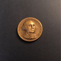 Vintage Commemorative Bronze Coin 