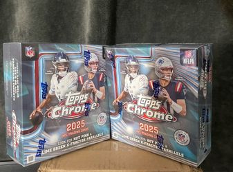2025 Topps Chrome Football Mega Box