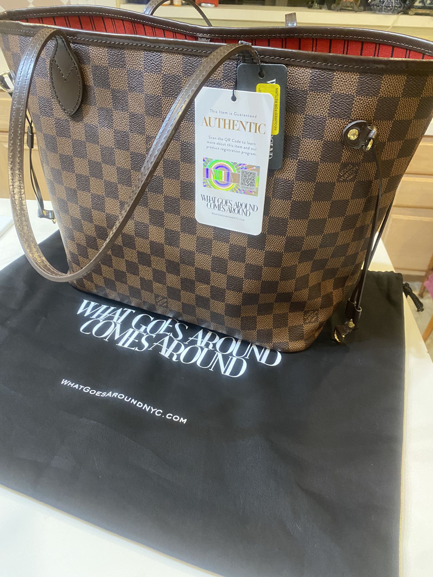 What Goes Around Comes Around Louis Vuitton Damier Bag