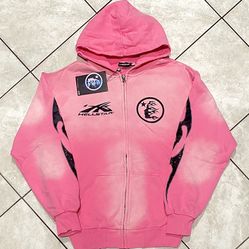 Brand New Hellstar Flame Zip Up Hoodie Size: M W Tags & Scanning NFC authentication Picture Provided Hellstar Zipper