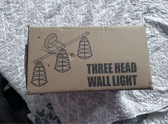 Three Head Wall Light Fixture