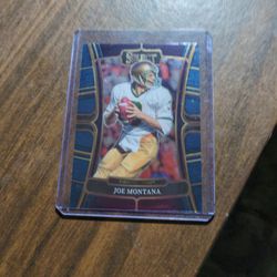 JOE MONTANA FOOTBALL CARD.