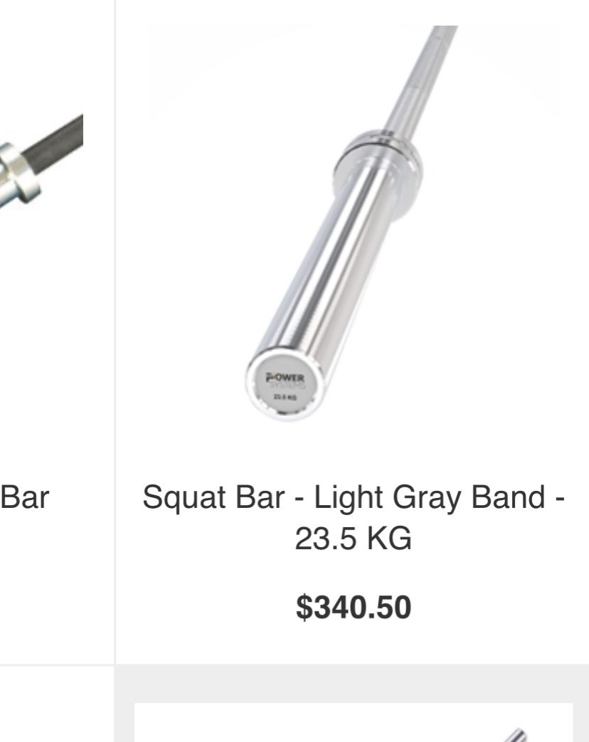 Power System Barbell 55lbs