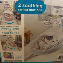 Fisher price cradle swing (puppy Design) $40