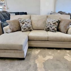 Stonemeade Nutmeg Sofa Chaise And Oversized Chair$10 Down Payment And Financing Available