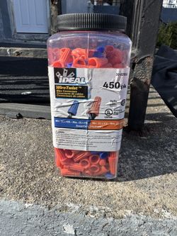 IDEAL Wire Connectors Orange and Blue