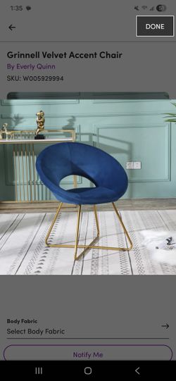 Accent Chair For Sale