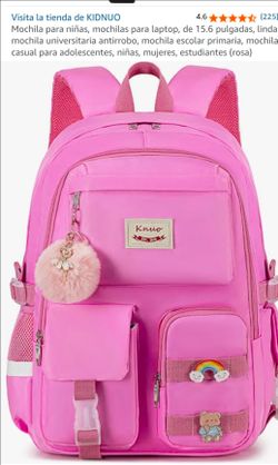 Mochila para escuela color pink