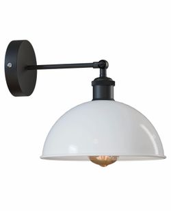 Adjustable Metal Dome Bedside Wall Light Sconce ~ 1217
